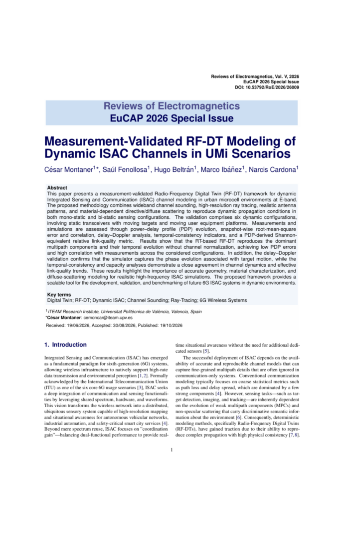 Measurement-Validated RF-DT Modeling of Dynamic ISAC Channels in UMi Scenarios
